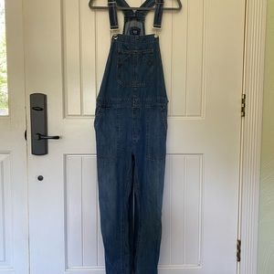 Gap Blue Denim Overalls Medium